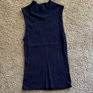 Ambiance Dark Blue Sleeveless Tank Top